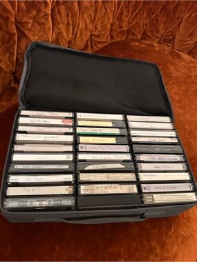 Vintage #4 Mix Tape Collection in Case Mostly Rock from 70s-90s
